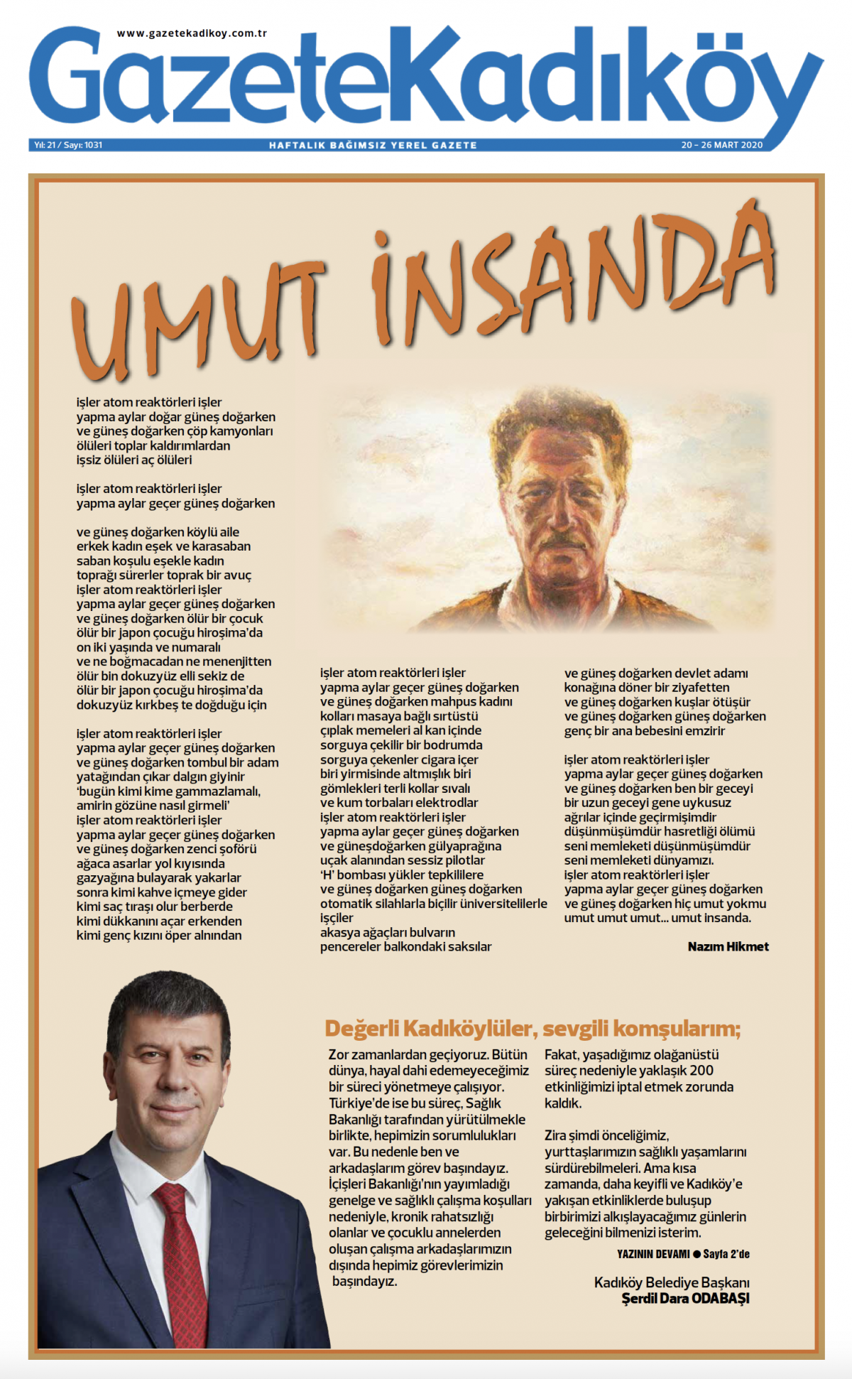 Gazete Kadıköy - 1031. Sayı